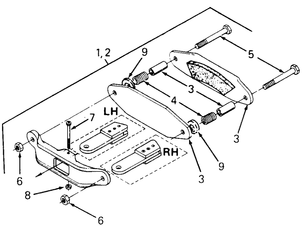 Caliper Brake Assembly Diagram and Parts List for 1872 2072-756300-799999-147730100-148720100-148730100-149720100-149730100 Cub Cadet Lawn Tractor